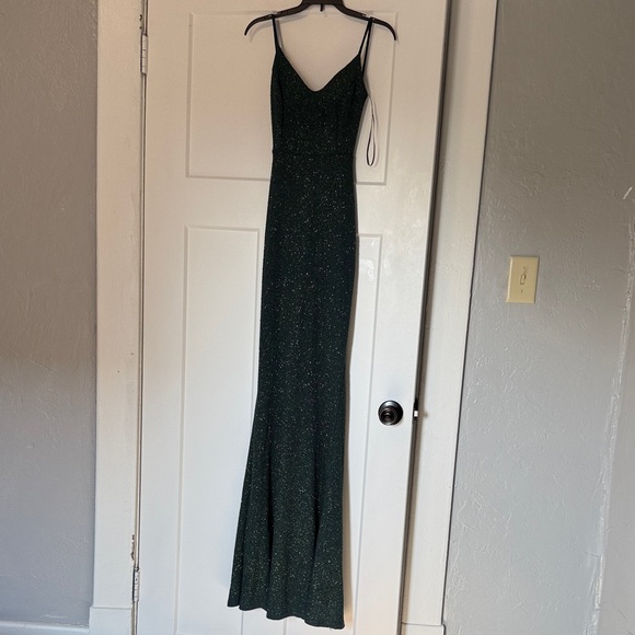 Windsor Green Glitter Dress - Picture 1 of 10